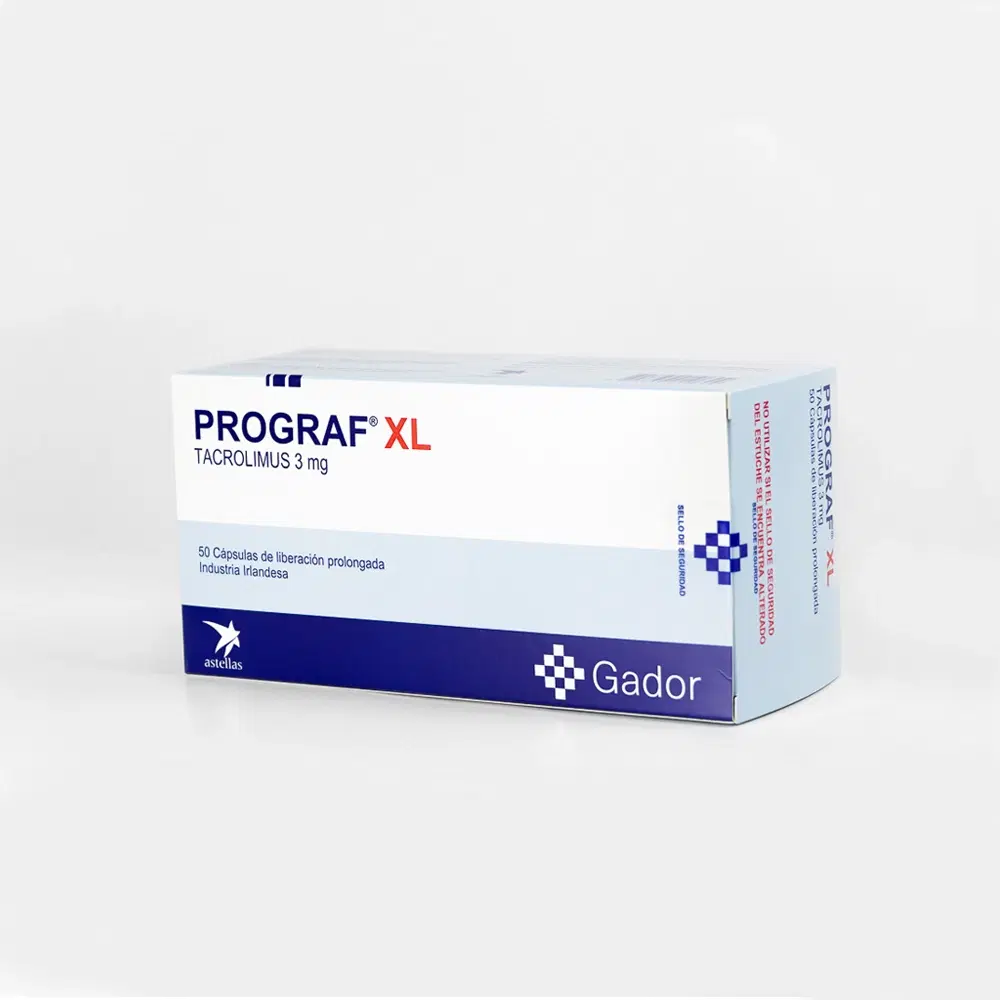 Prograf XL 3mg 50 Cap. – vista 1