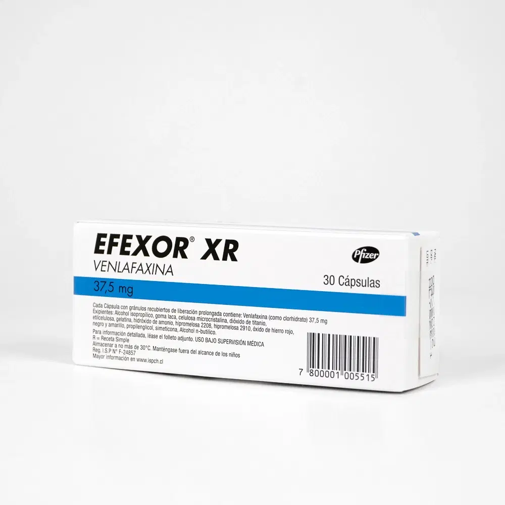 Eferox XR Venlafaxina 37,5 mg 30 cápsulas – vista 1