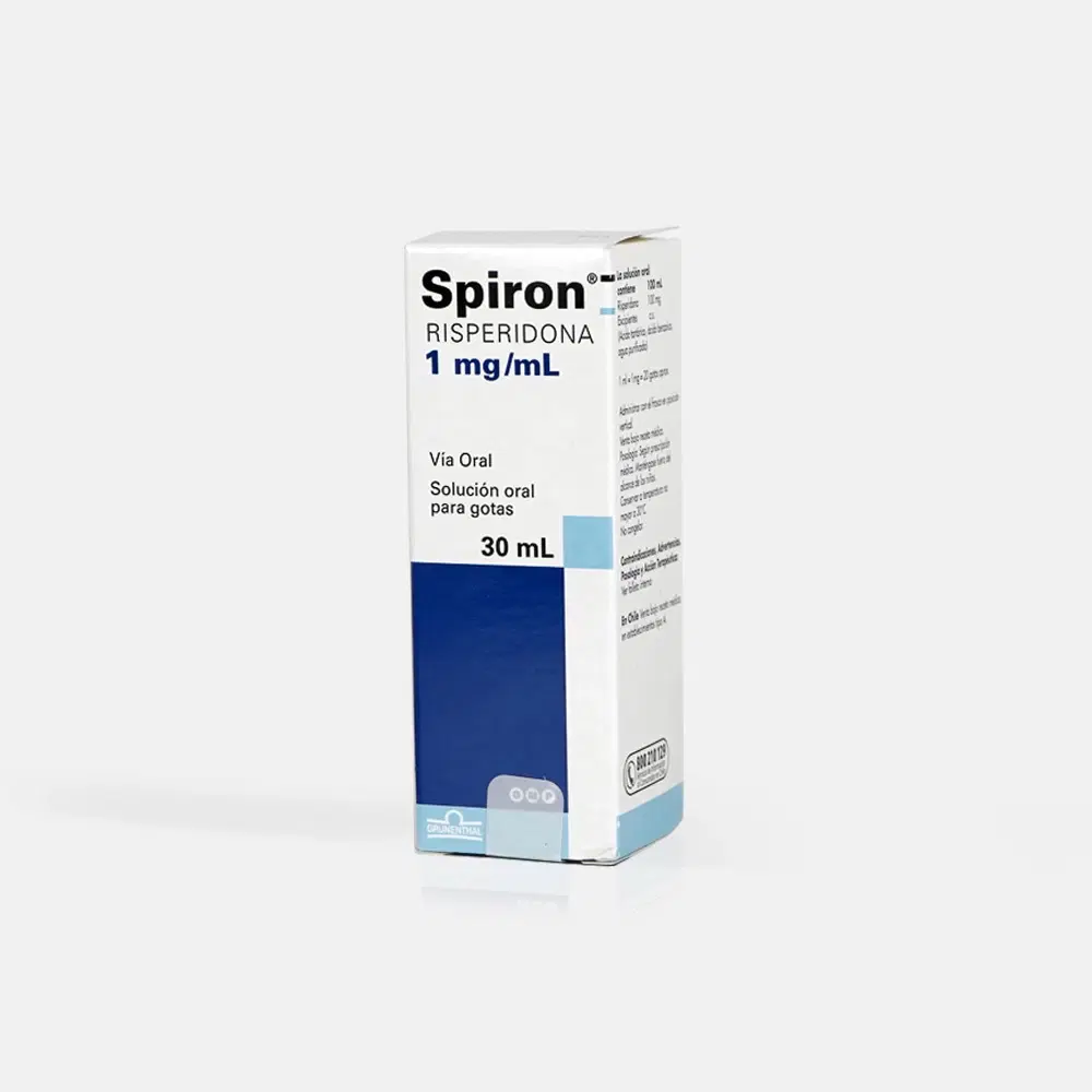 Spiron Risperidona 1 mg/ml 30 ml gotas – vista 1