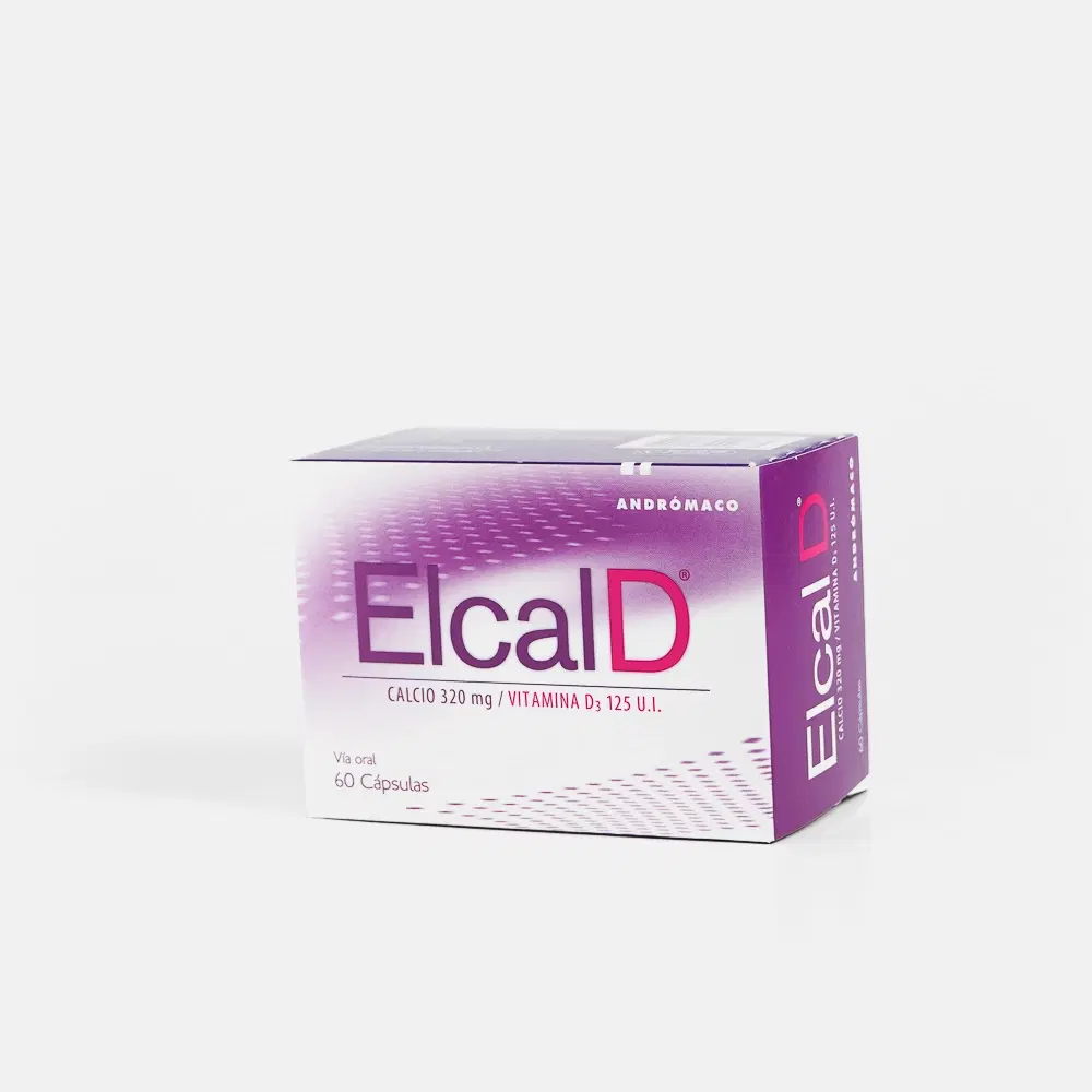 Elcal D 320mg/125UI 60 Cap. – vista 1
