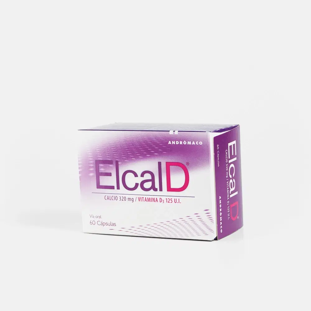 Elcal D 320mg/125UI 60 Cap. – vista 2