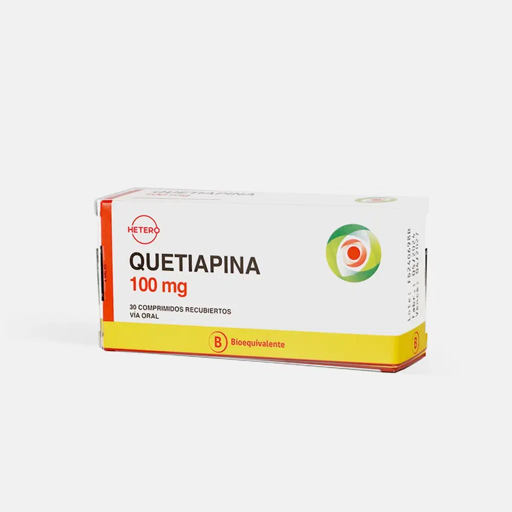 Quetiapina 100mg 30 Comp.Rec. – vista 1