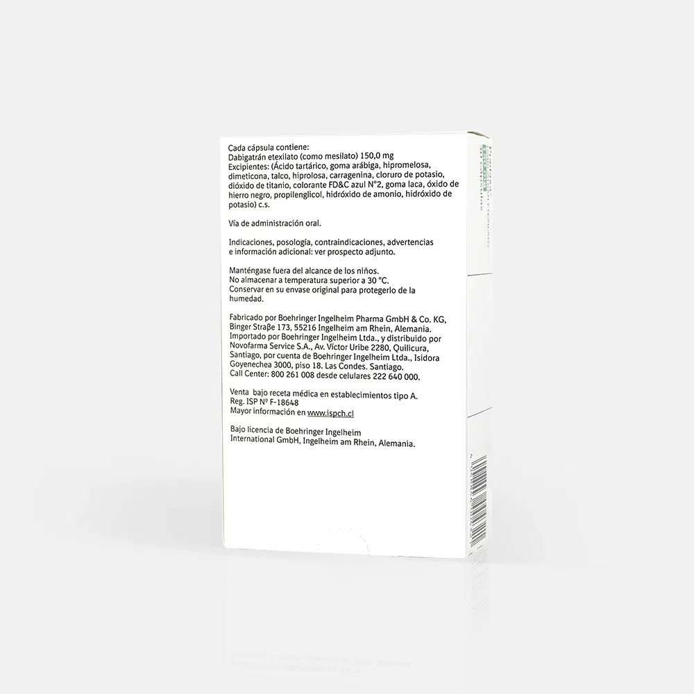 Pradaxa 150mg 30 Cap. – vista 2