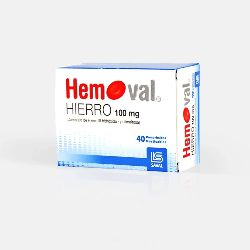 Hemoval 100mg 40 Comp. – vista 1