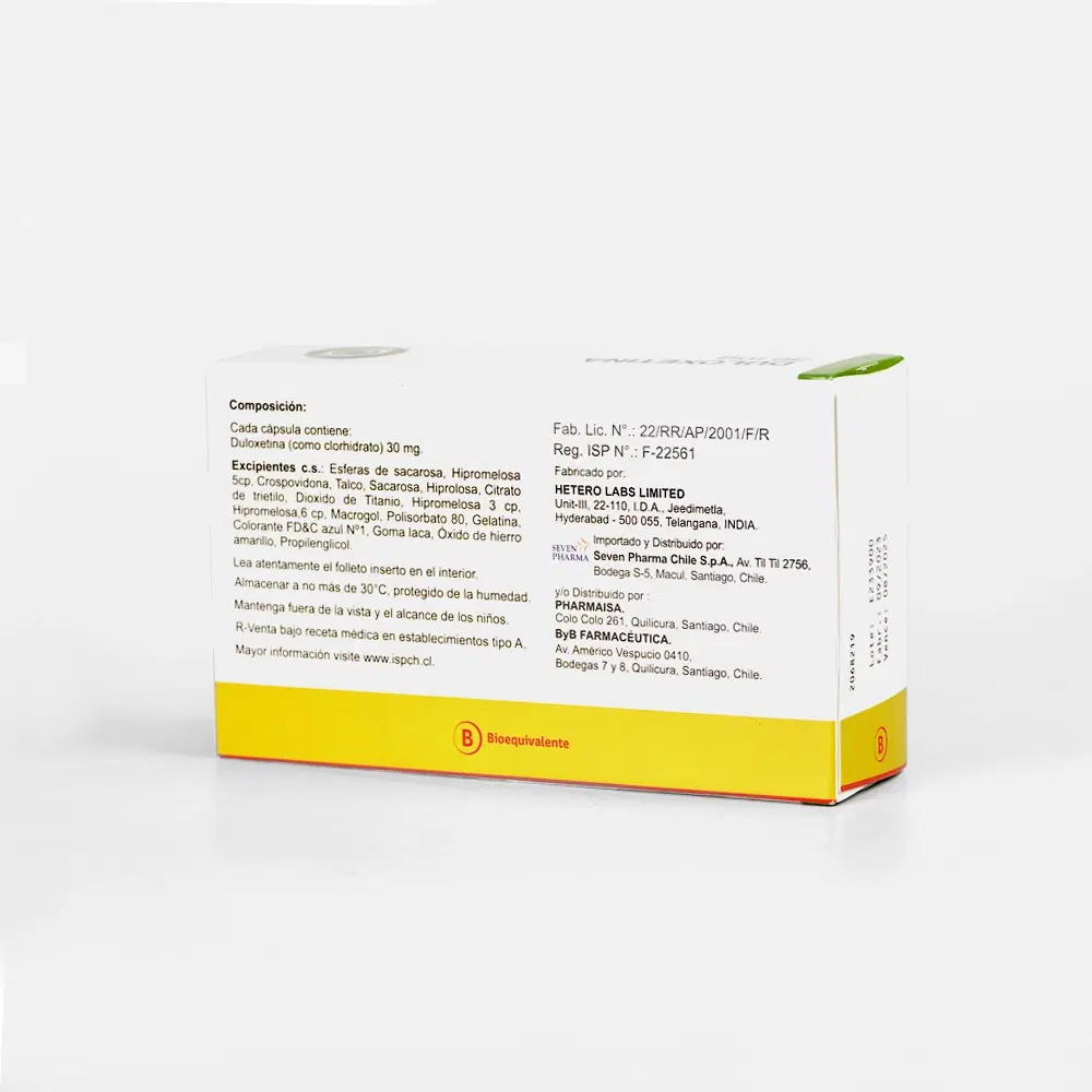 Duloxetina 30mg 28 Cap. – vista 2