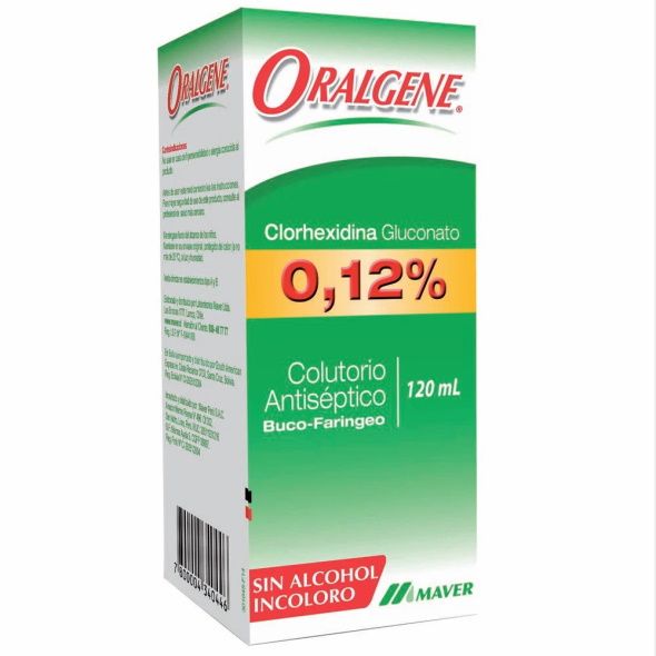 Oralgene Colutorio Séptico 0,12% 120ml Enj.Buc.