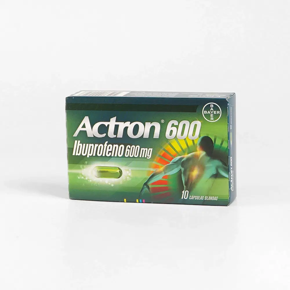 Actron 600mg 10 Cap.Bl. – vista 1