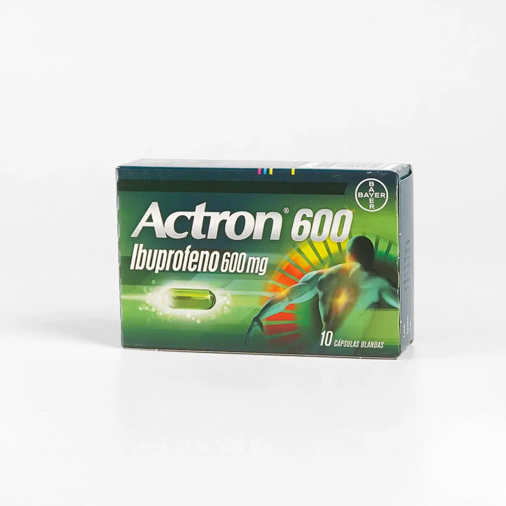 Actron 600mg 10 Cap.Bl. – vista 2
