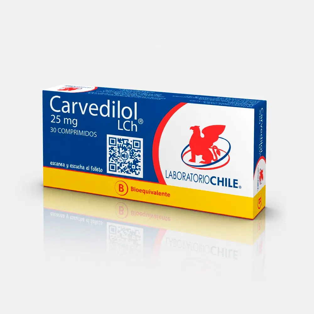 Carvedilol 25mg 30 Comp.