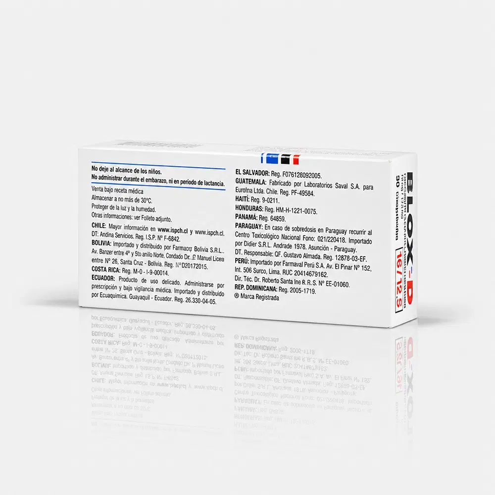 Blox D Candesartan / Hidroclorotiazida 16 mg/12,5 mg 30 comprimidos – vista 2