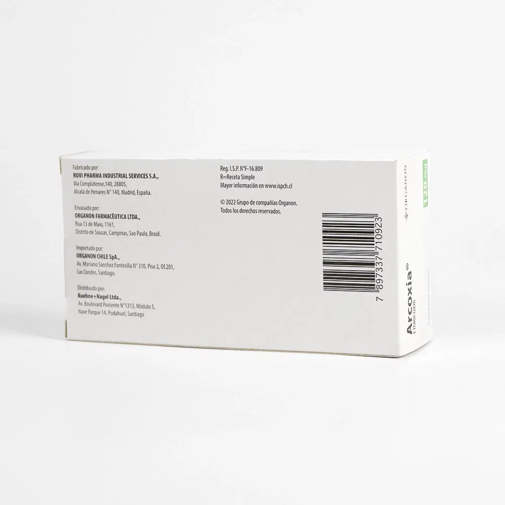 Arcoxia 120mg 7 Comp.Rec. – vista 2