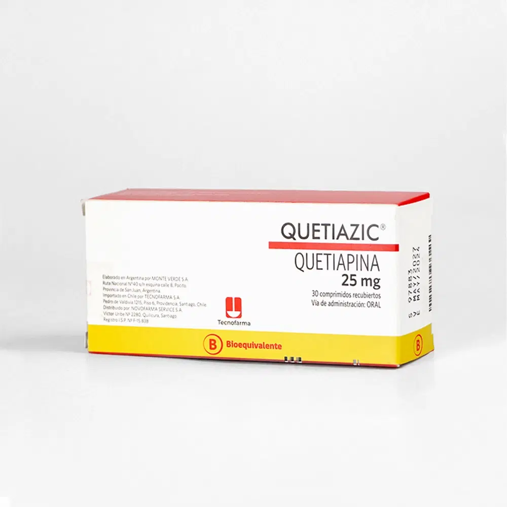 Quetiazic 25mg 30 Comp. – vista 2