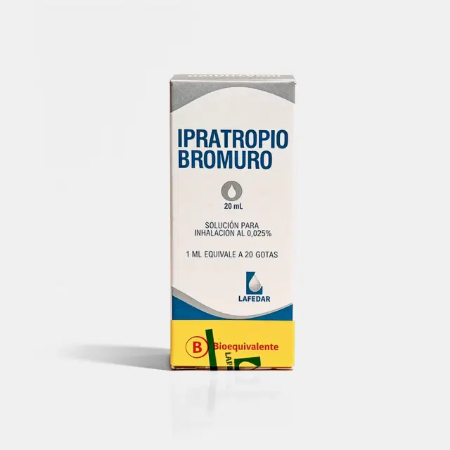Bromuro de Ipratropio 0.25 mg/mL Solución para Nebulizar e Inhalar 20 mL - BPH