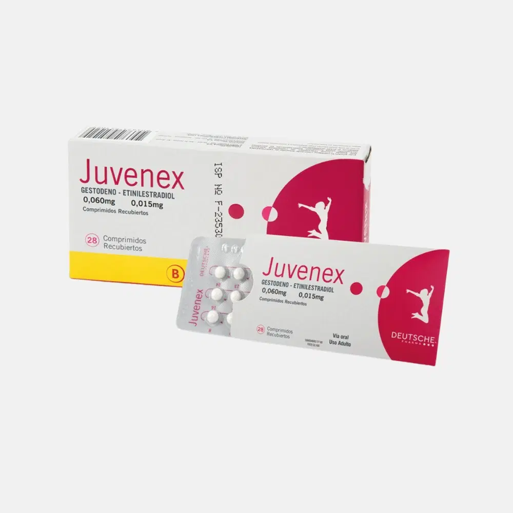 Juvenex 0,060mg/0,015mg 28 Comp.Rec.