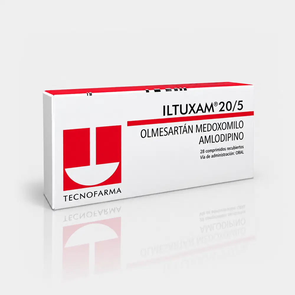 Iltuxam 20/5 Amlodipino / Olmesartan 28 comprimidos recubiertos