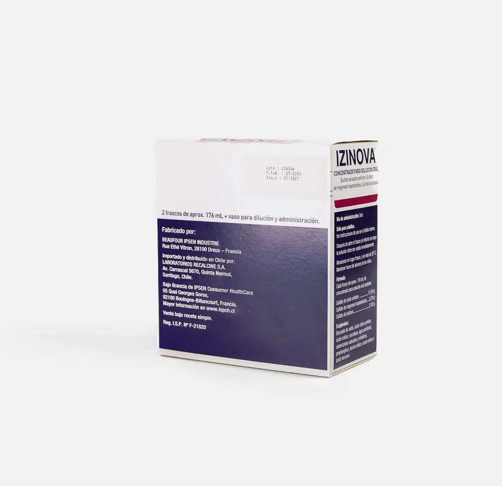 Izinova 17,510g/3,276g/3,130g 176ml Sol. Oral – vista 2