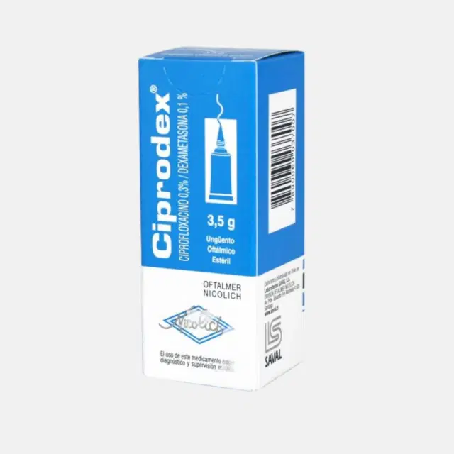 Ciprodex 0,1g/0,35g 5 Ung.Oft.