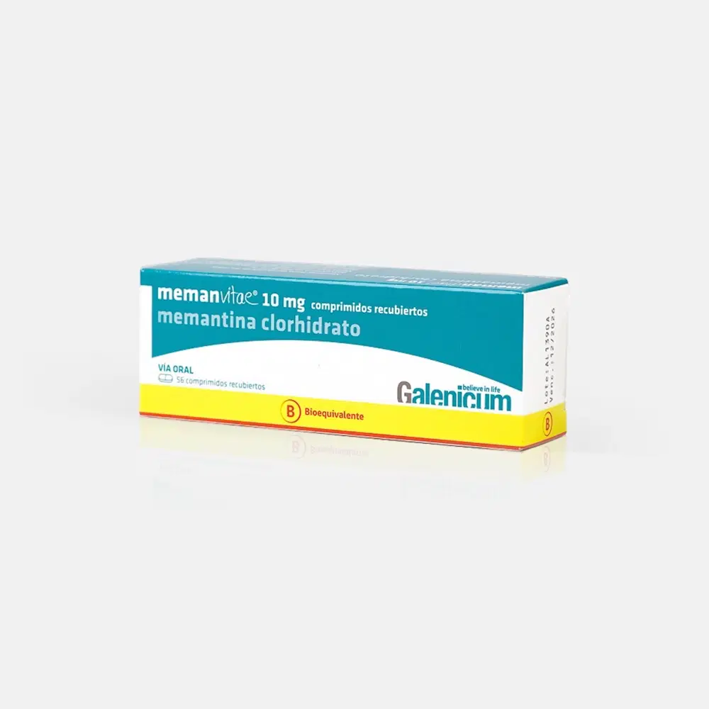 Memanvitae (B) Memantina 10 mg 56 comprimidos recubiertos – vista 1