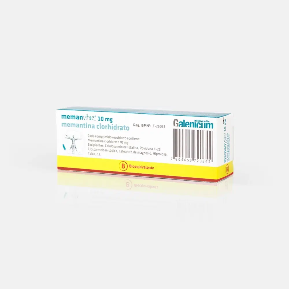 Memanvitae (B) Memantina 10 mg 56 comprimidos recubiertos – vista 2