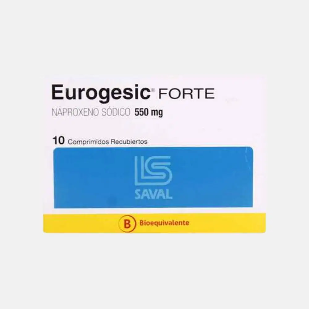 Eurogesic Forte 550mg 10 Comp.Rec.