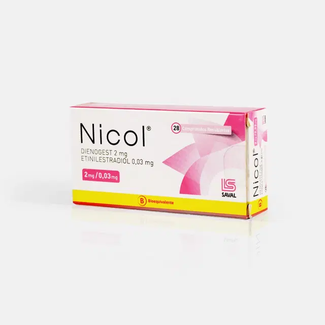 Nicol 2mg/0,03mg 28 Comp.Rec.