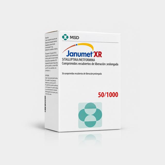 Janumet XR Sitagliptina / Metformina 50/1000 mg 56 comprimidos de liberación prolongada