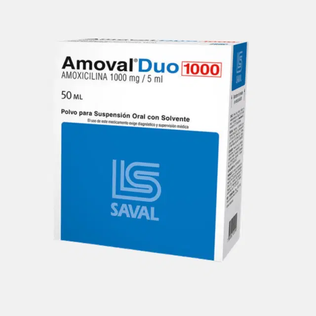 Amoval Duo  1000mg/5ml 50ml Sol. Oral