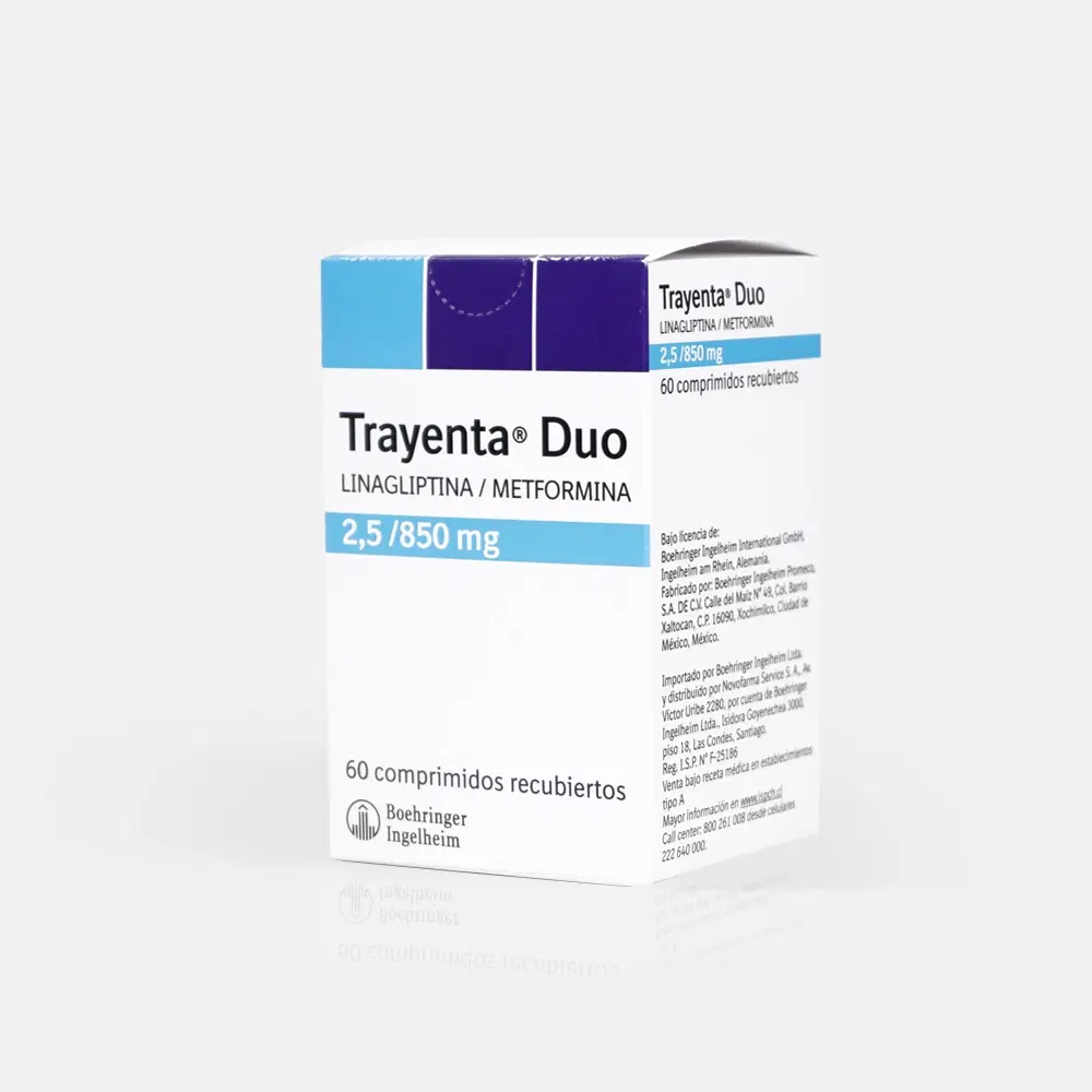Trayenta Duo 850mg/2,5mg 60 Comp. – vista 1
