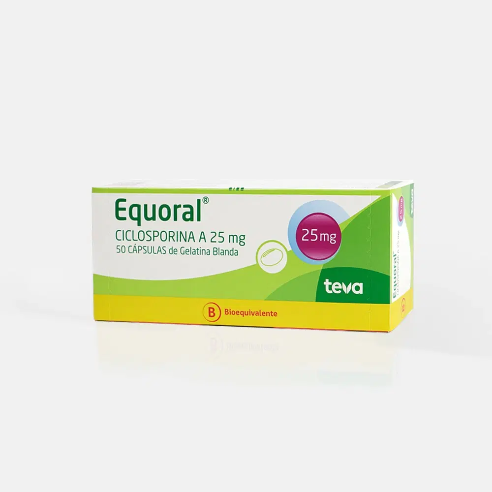 Equoral 25mg 50 Cap.Bl. – vista 1
