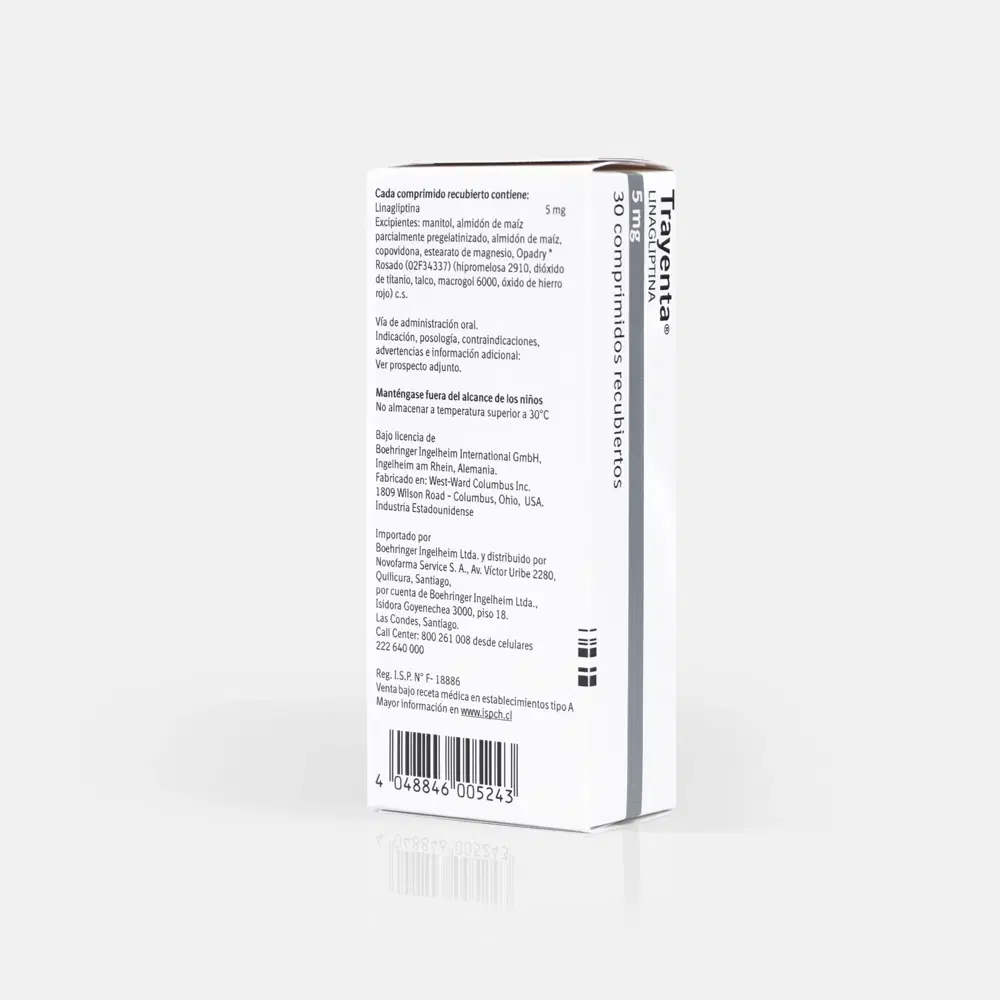 Trayenta 5mg 30 Comp. – vista 2