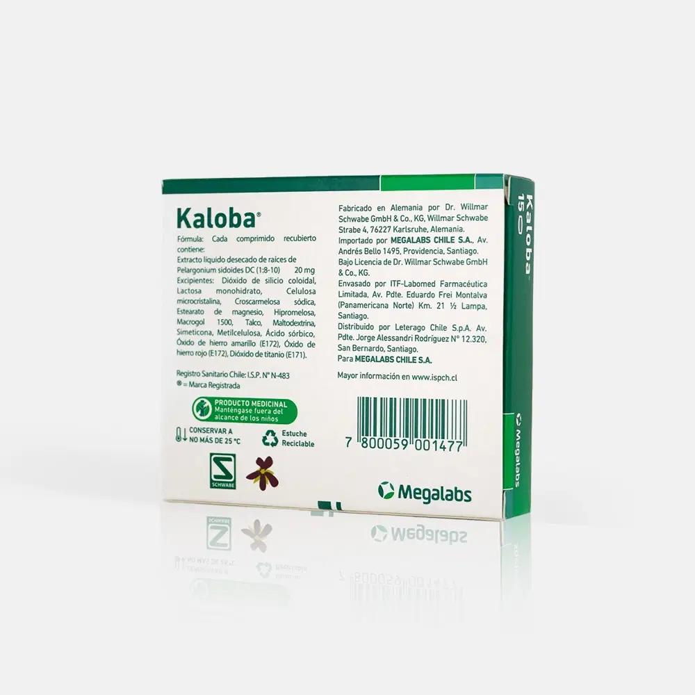 Kaloba 20mg 15 Comp.Rec. – vista 2