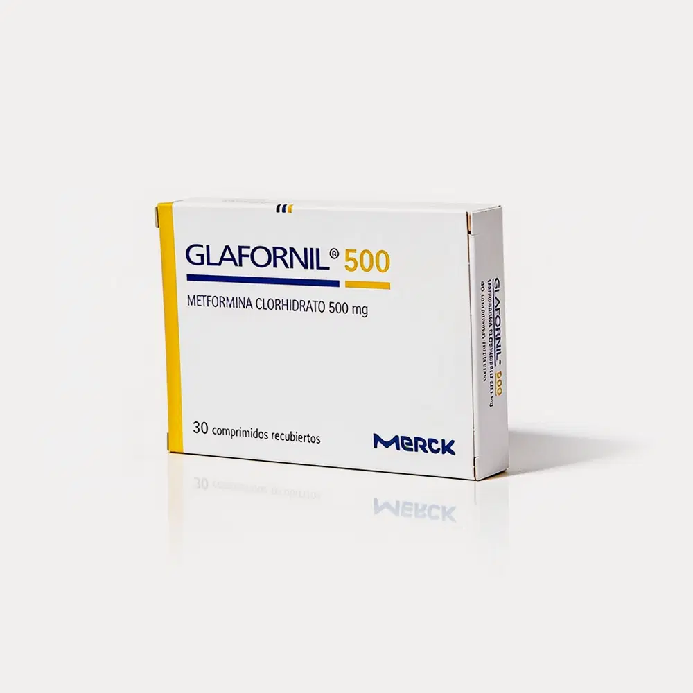 Glafomil Metformina 500 mg 30 comprimidos