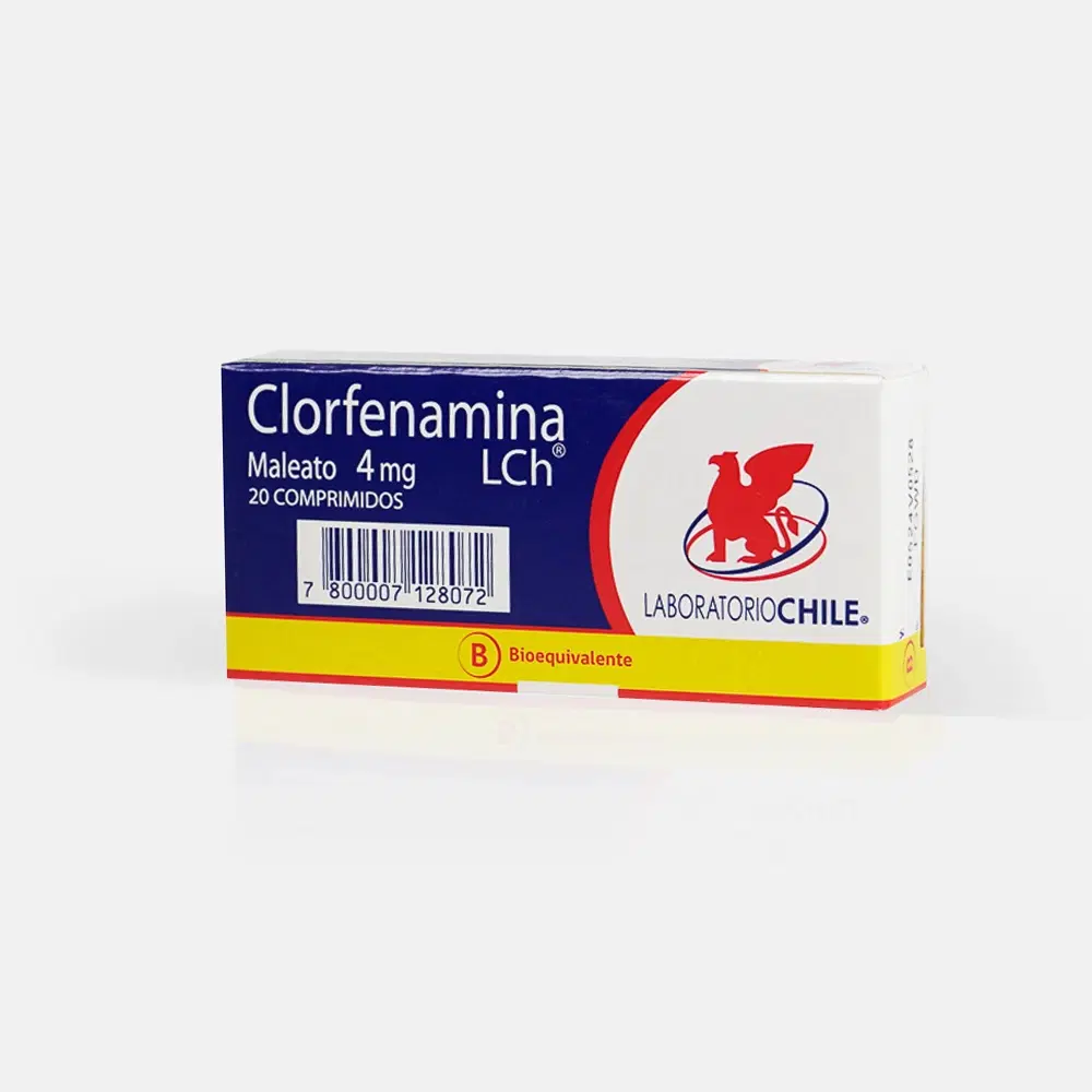 Clorfenamina 4mg 20 Comp. – vista 2