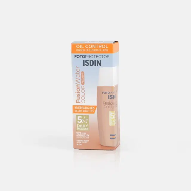 Isdin Bloqueador Fusion Water Fotoprotector Magic Color Medium Spf50 50ml