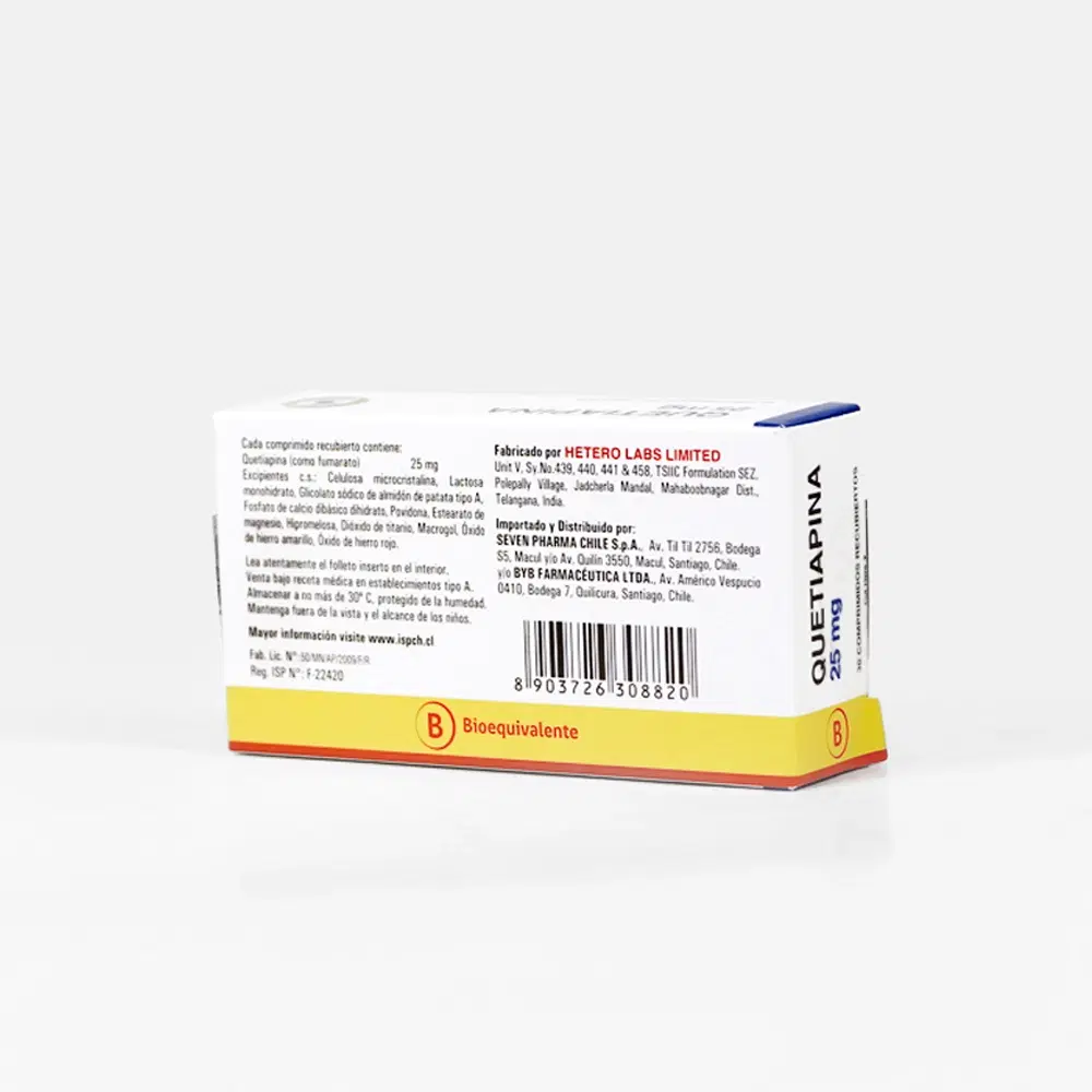 Quetiapina 25mg 30 Comp.Rec. – vista 2