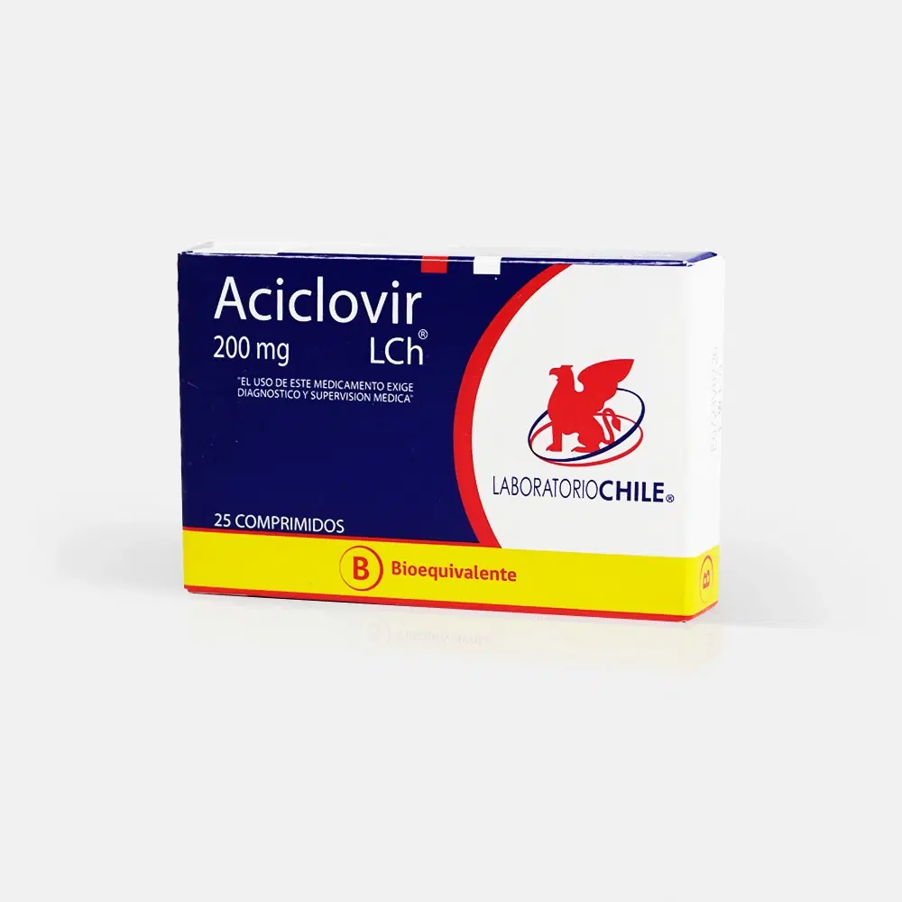 Aciclovir 200mg 25 Comp. – vista 1
