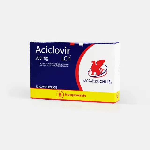 Aciclovir 200mg 25 Comp.