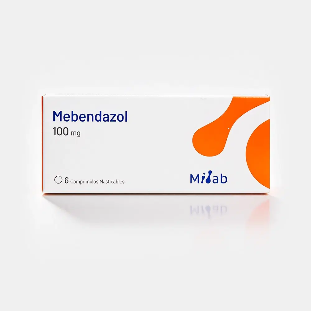 Mebendazol 100mg 6 Comp.