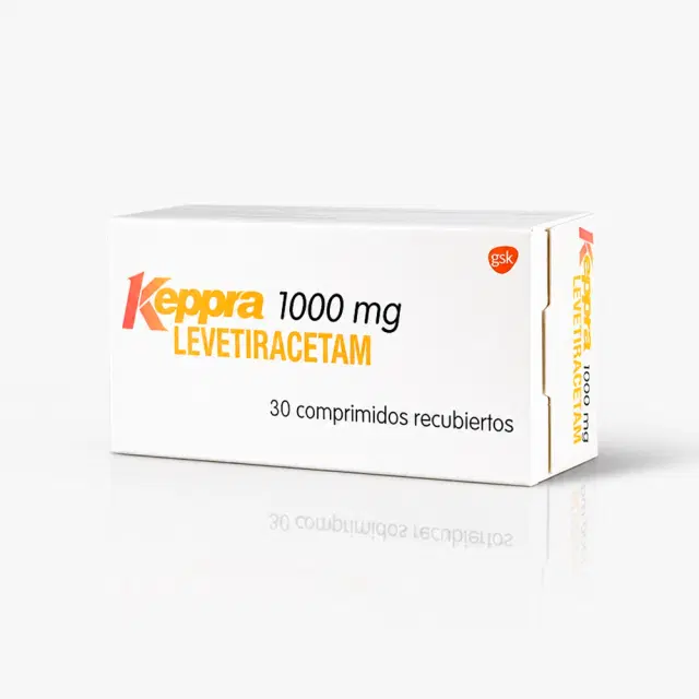 Keppra Levetiracetam 1000 mg 30 comprimidos recubiertos
