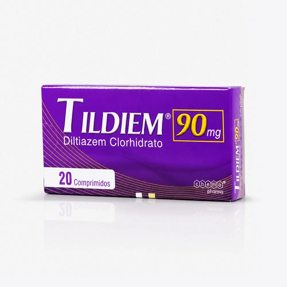 Tildiem Diltiazem 90 mg 20 comprimidos