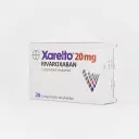 Xarelto Rivaroxaban 20 mg 28 comprimidos recubiertos – vista 1