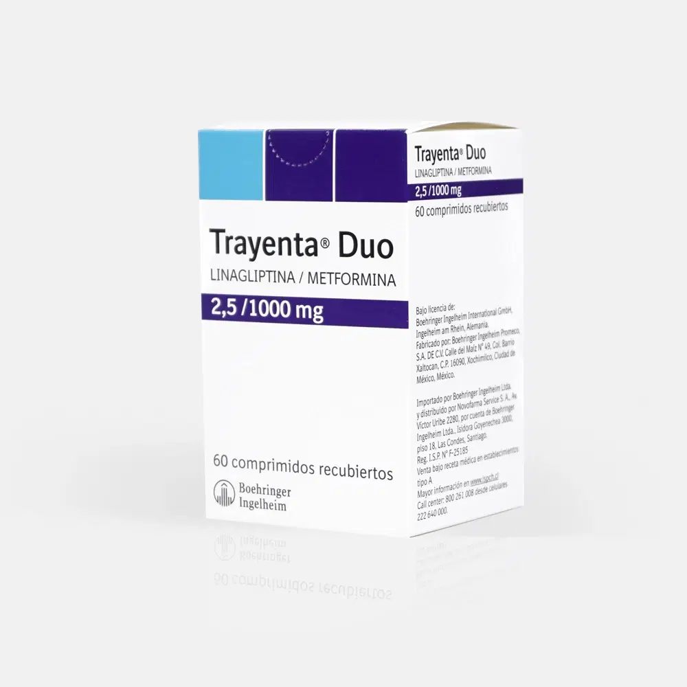 Trayenta Duo 2,5/1000 60 Comp. – vista 1