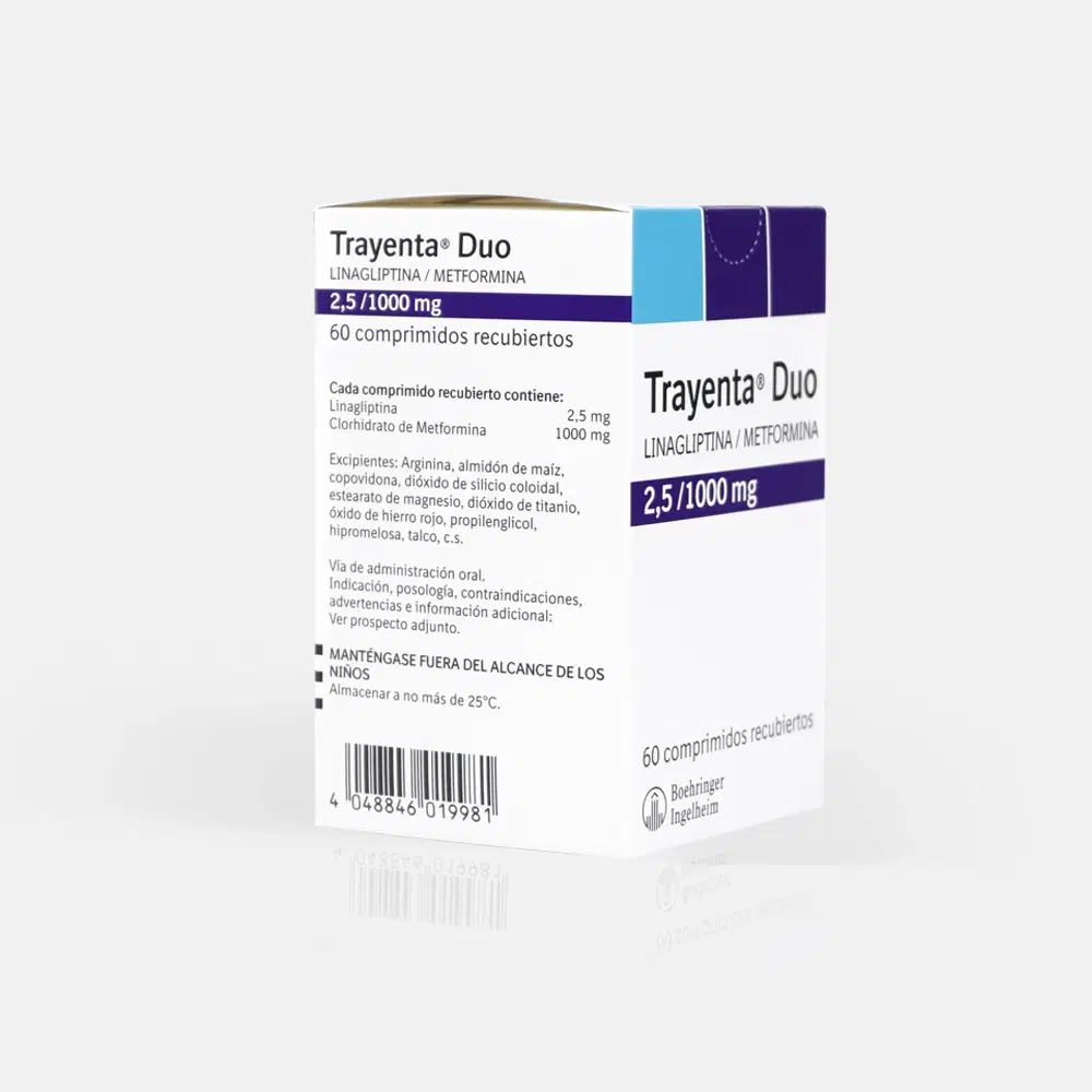 Trayenta Duo 2,5/1000 60 Comp. – vista 2