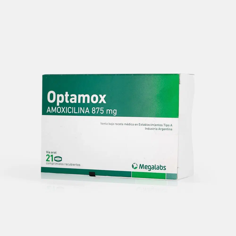 Optamox 875mg 21 Comp. – vista 1