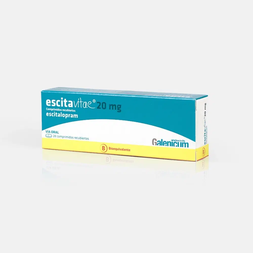 Escitavitae 20mg 28 Comp.Rec. – vista 1