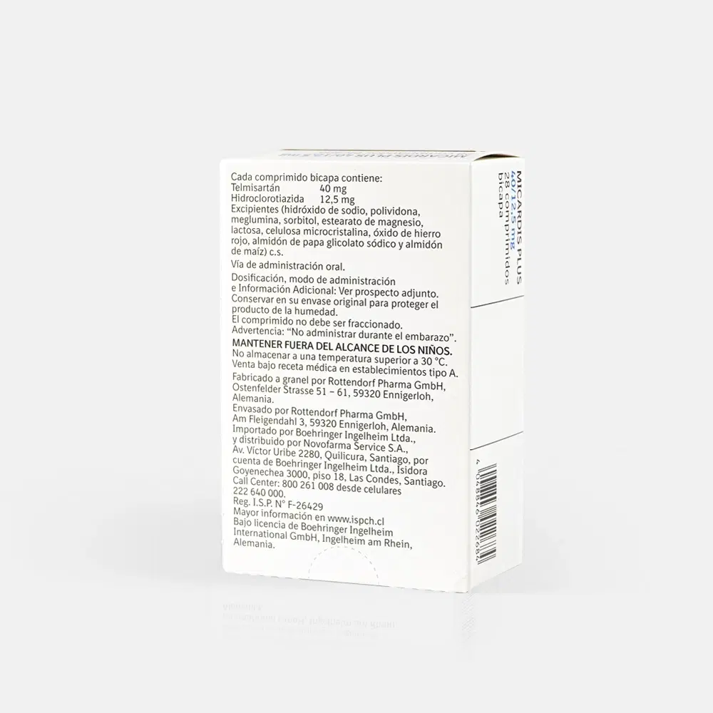 Micardis Plus 40/12,5 28 Comp. – vista 2