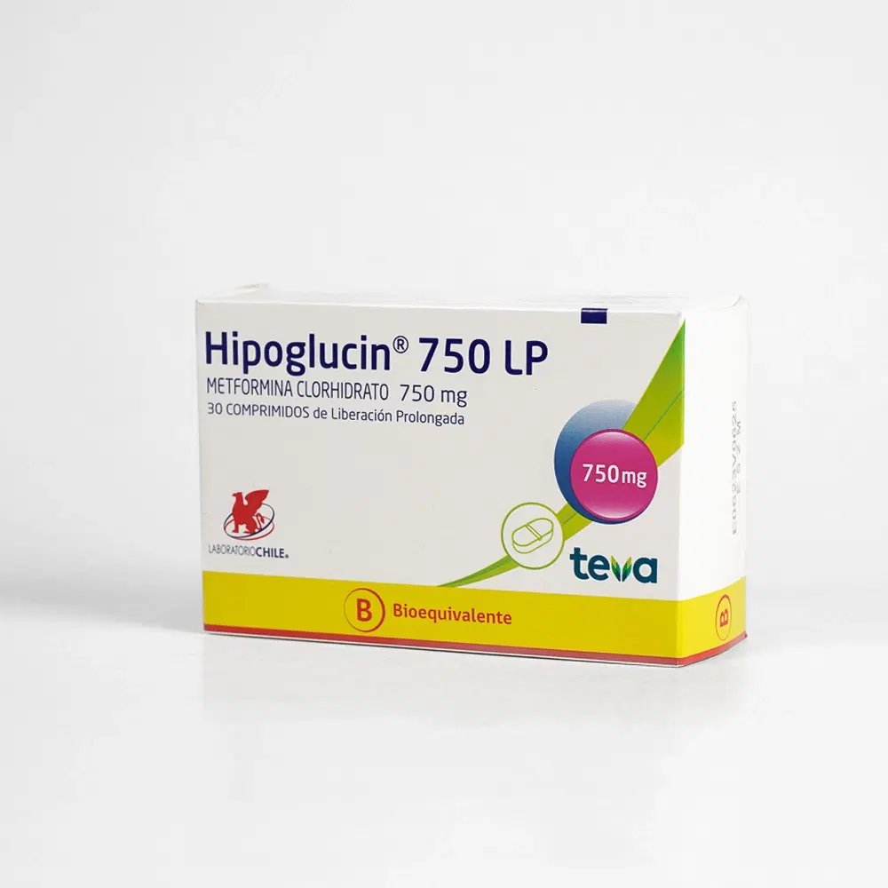 Hipoglucin LP 750mg 30 Comp. – vista 1