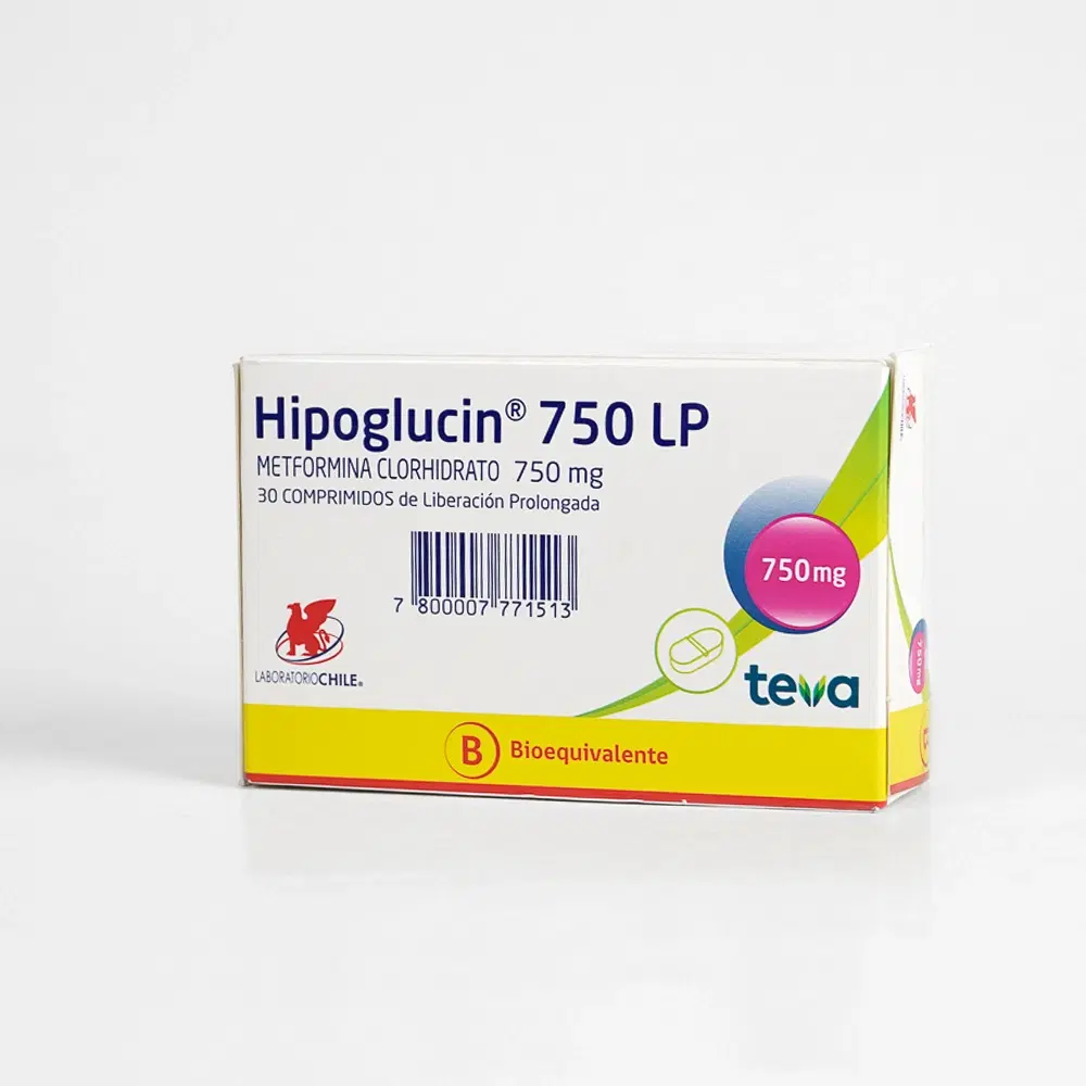 Hipoglucin LP 750mg 30 Comp. – vista 2