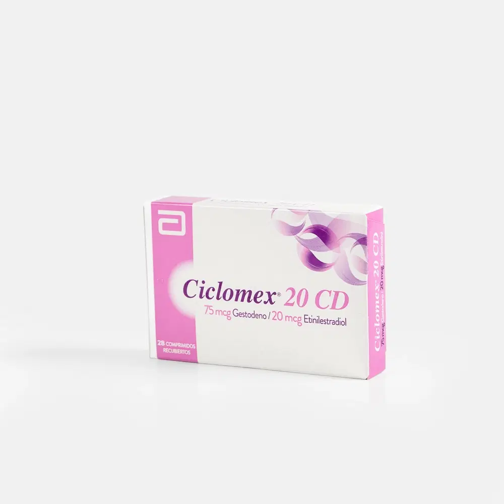 Ciclomex 20 CD 75mcg/20mcg 28 Comp.Rec. – vista 1
