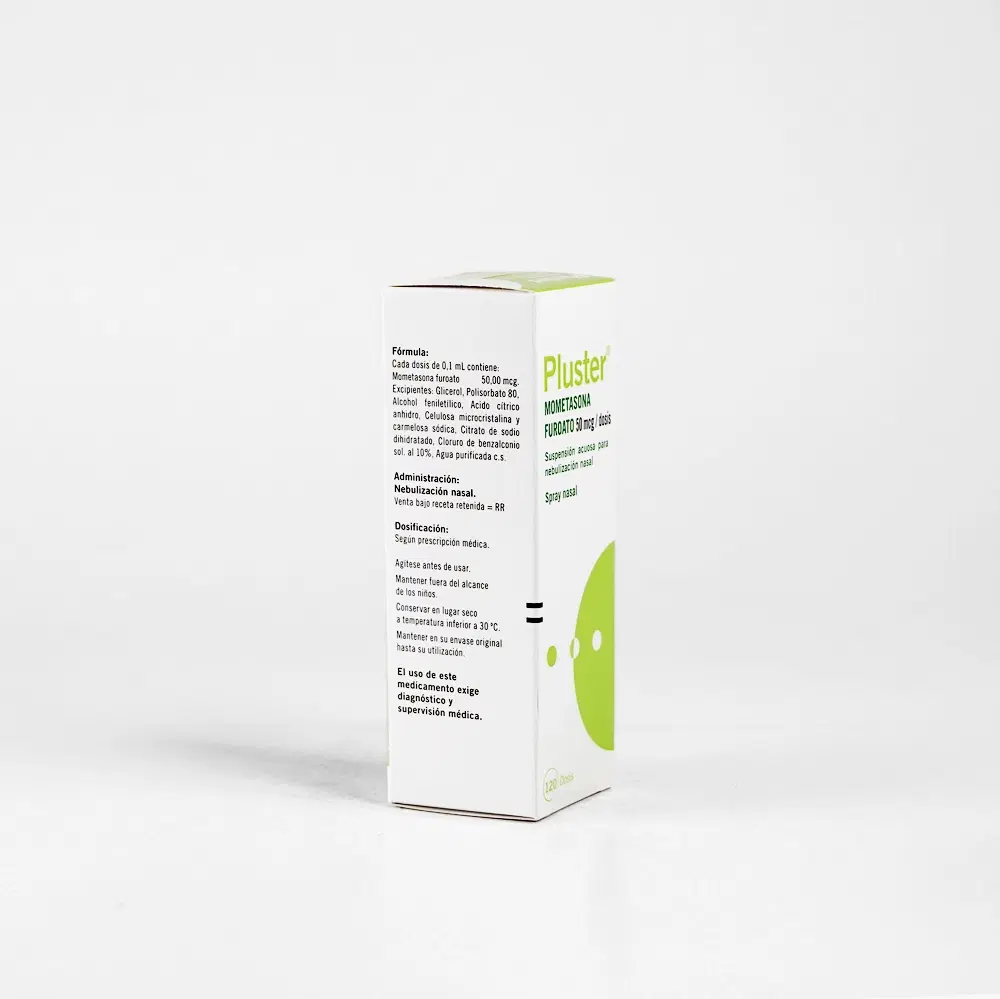 Pluster Mometasona 50 mcg 120 dosis de solución nebulizada – vista 2
